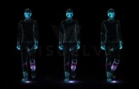 Création Vidéo et mix live  background Led  pub sequin YSL